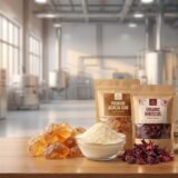 Gum arabic and hibiscus packaging
