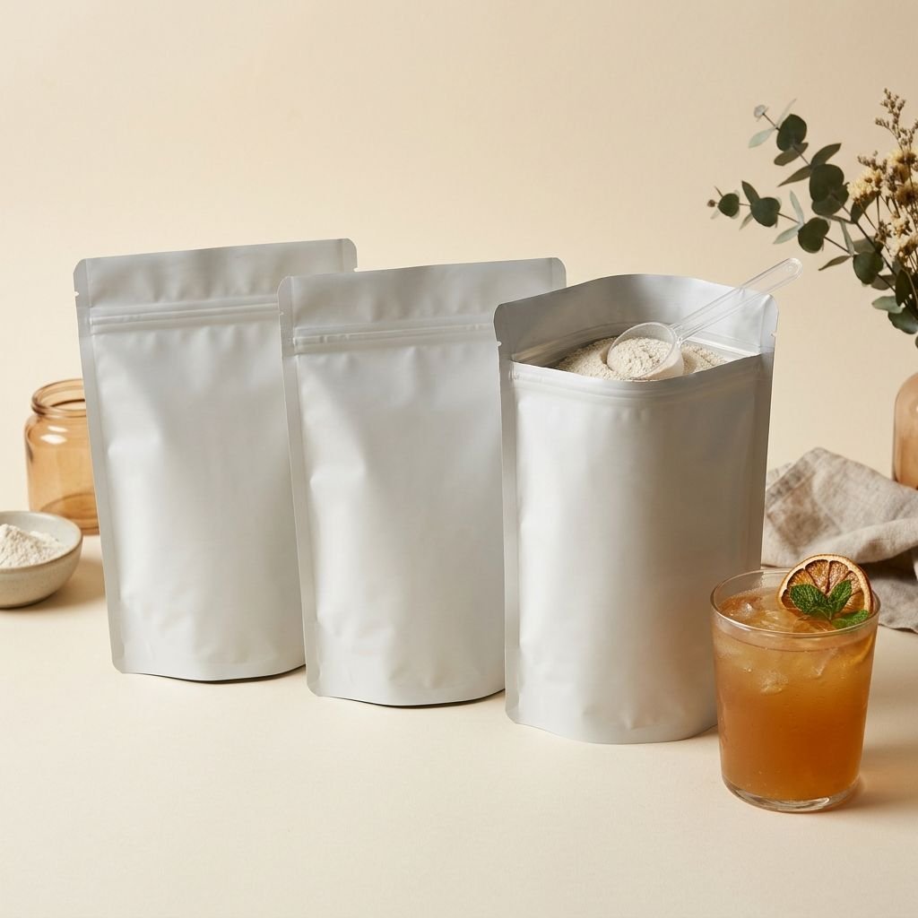 Stand-up pouches and prepared drink