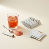 Powder drink sachets and beverage